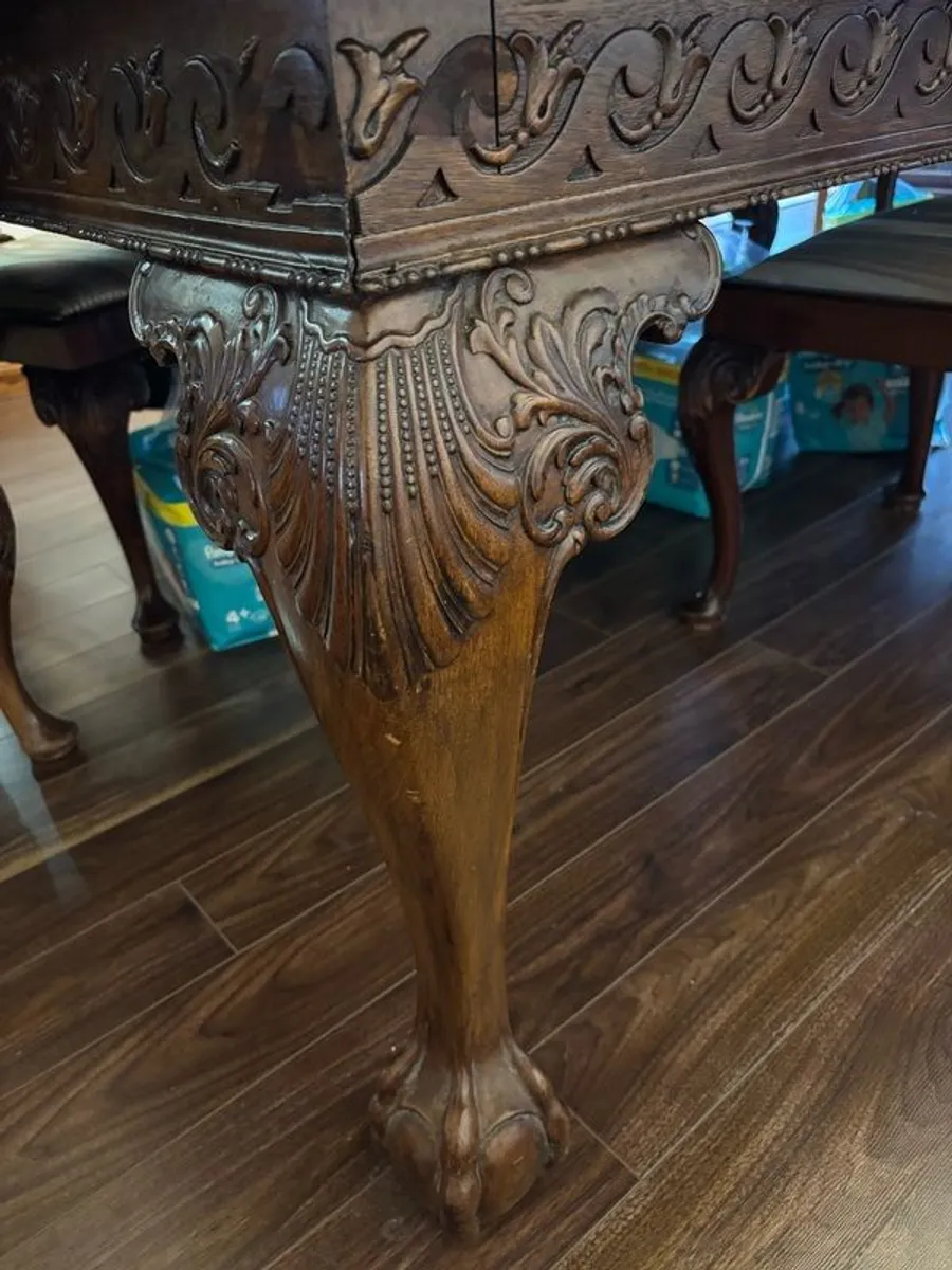 Vintage mahogany table - Image 1