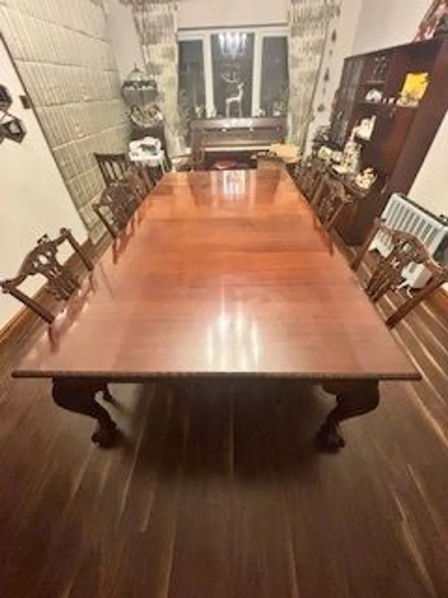 Vintage mahogany table - Image 2