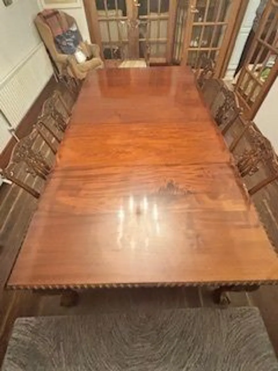 Vintage mahogany table - Image 3