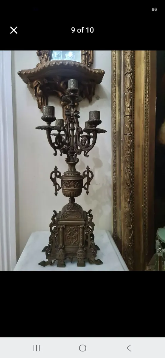 Antique candleabras - Image 1