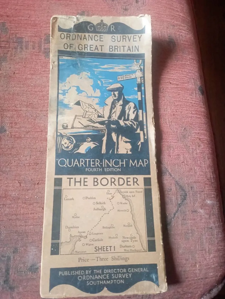VINTAGE ORDNANCE SURVEY OF GREAT BRITAIN - Image 1