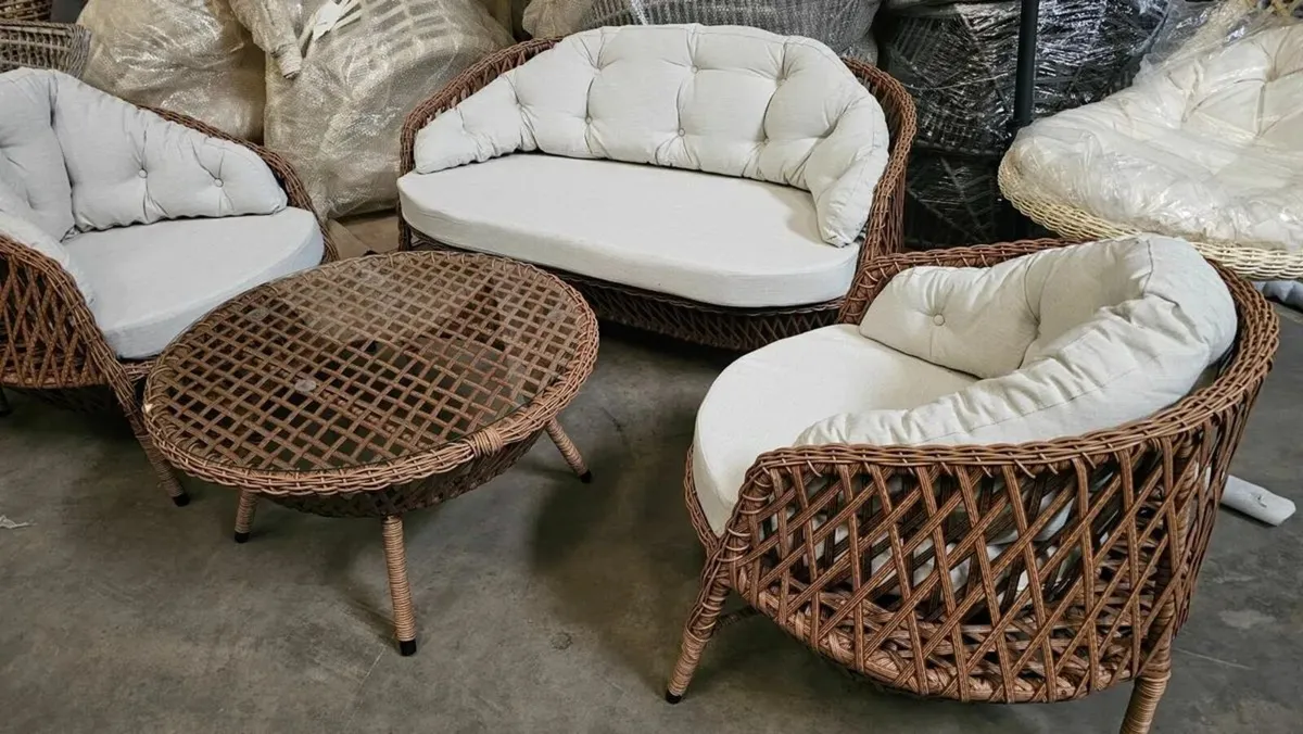 Garden furniture rattan brand new - Image 4