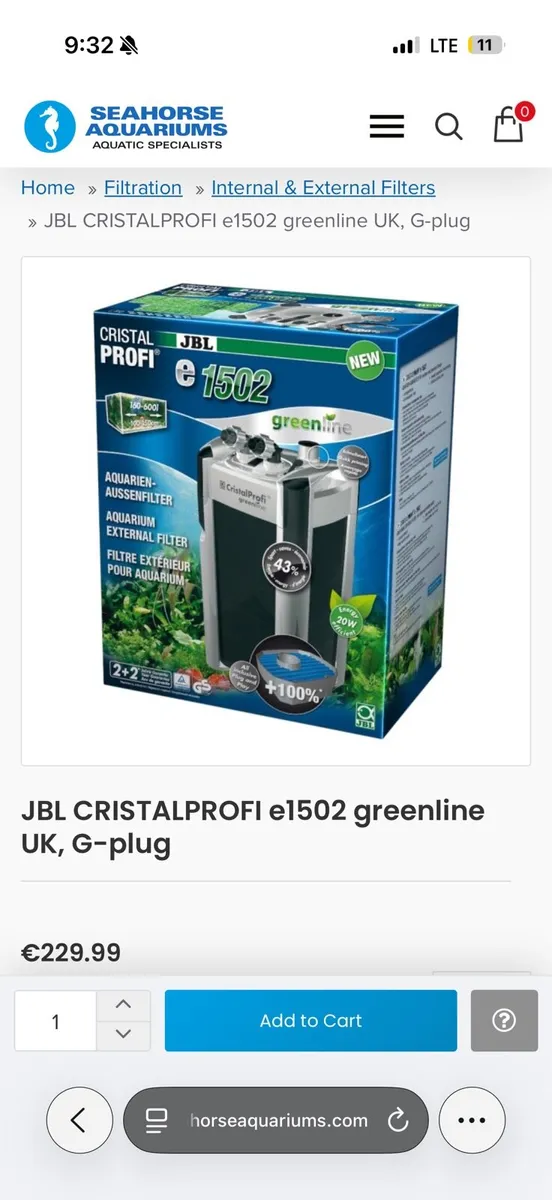 350L Jewel Tank/JBL CristalProfi e1502/Fluval LED - Image 4