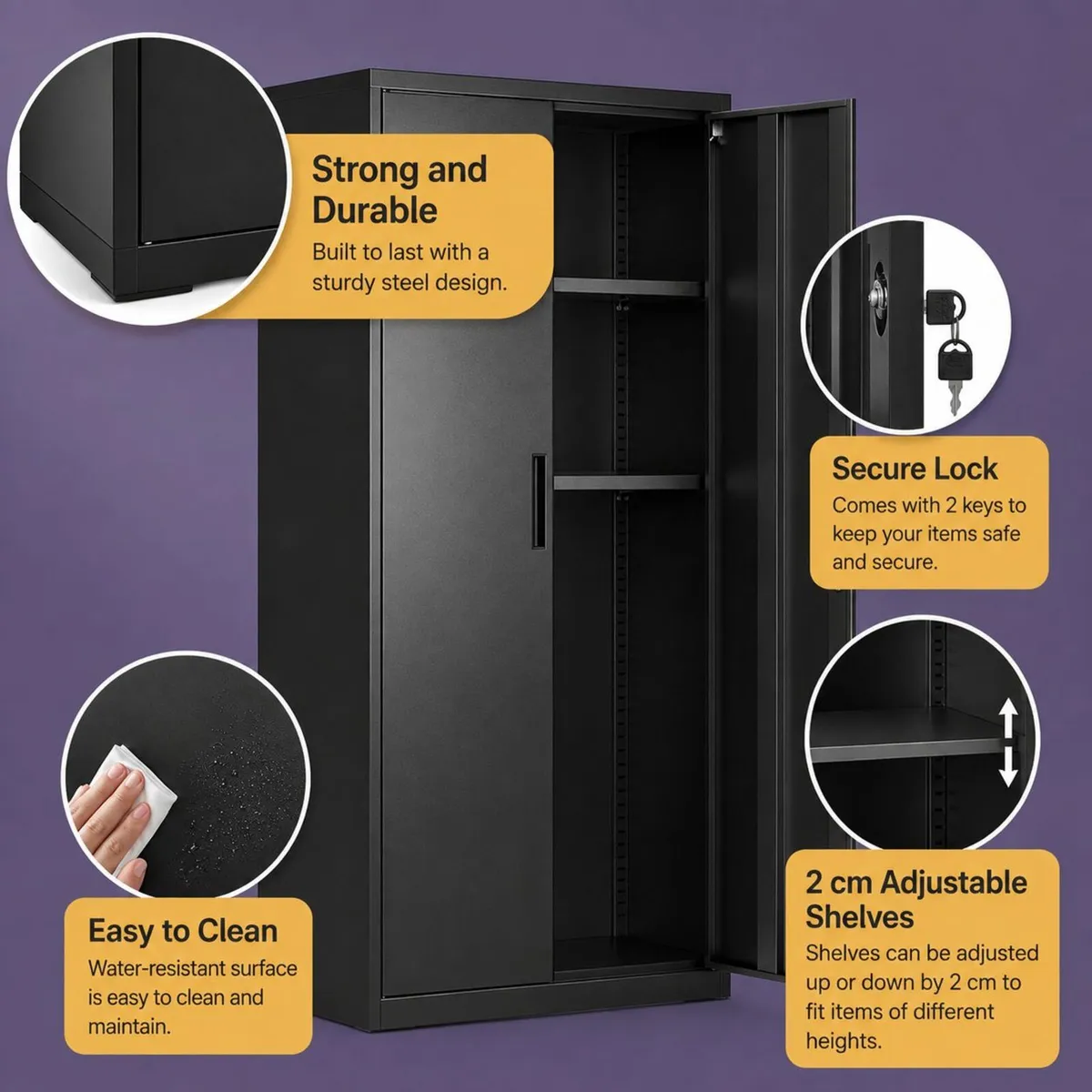 Multi purpose storage cabinet - FREE DELIVERY - Image 4