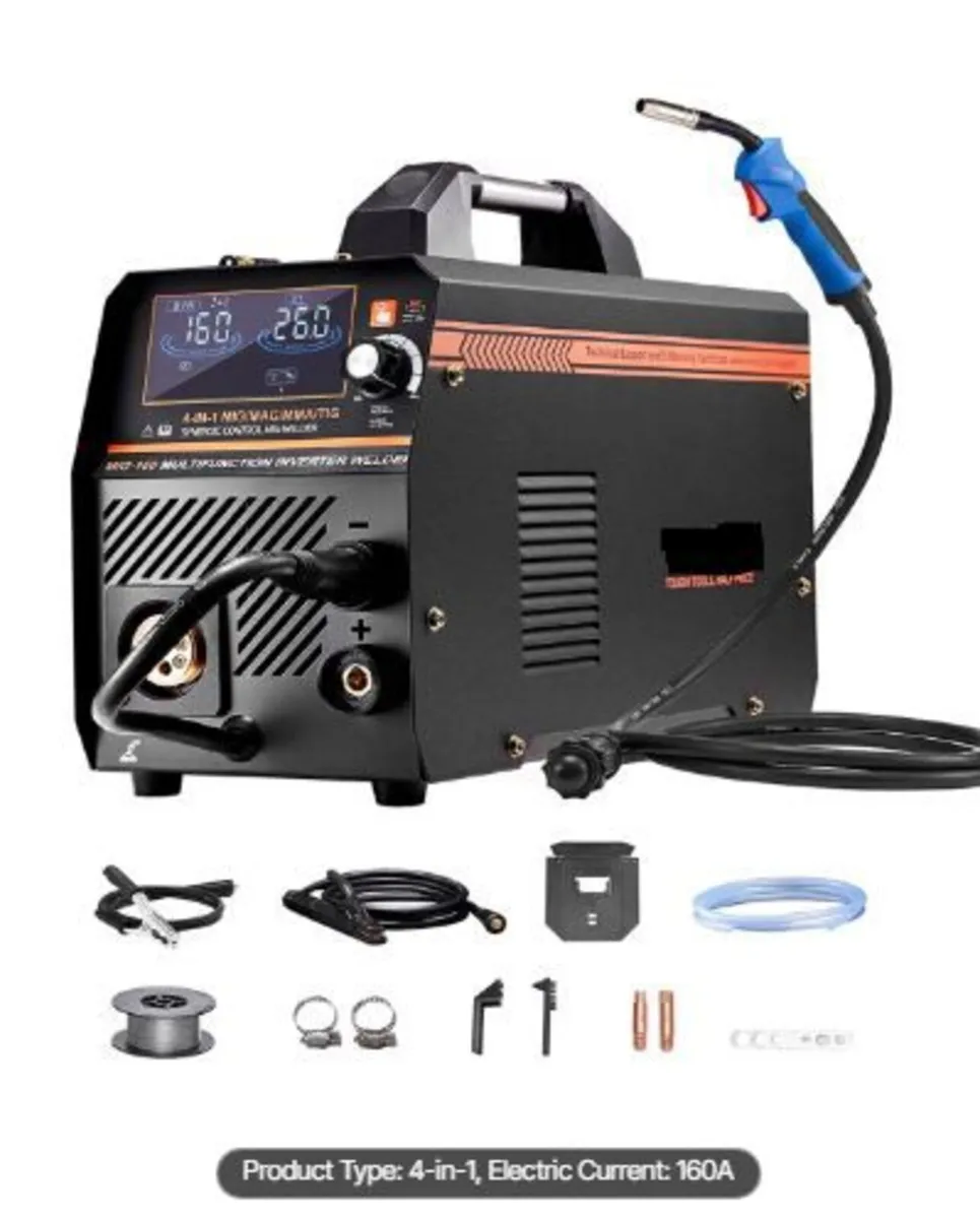 MIG Welder, 160A Synergic Mig Welding Machine - Image 2
