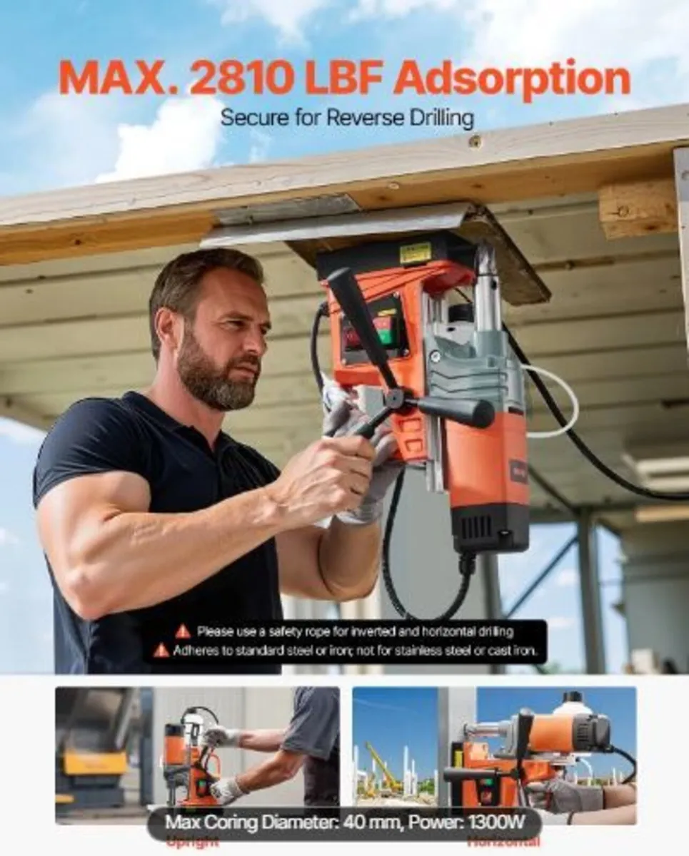 Magnetic Drill, 1300W - Image 3