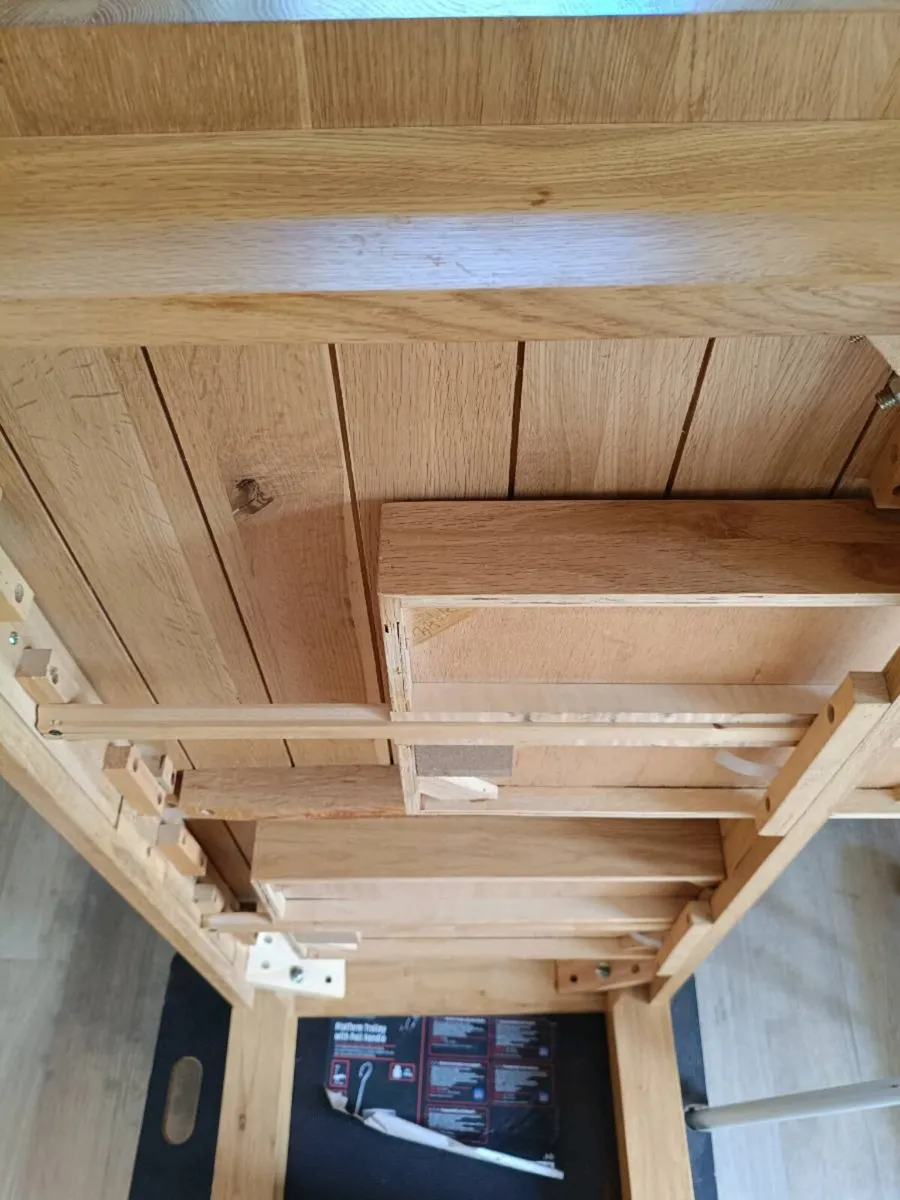 Solid oak coffee table, solid construction. - Image 2