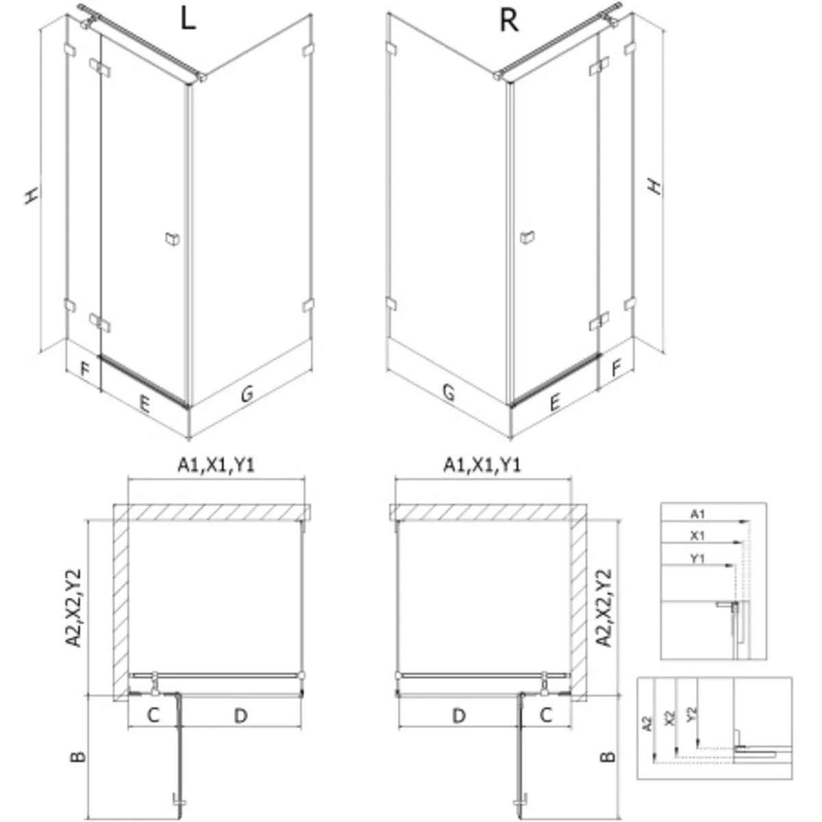 1 Mexen shower enclosures doors - Image 3