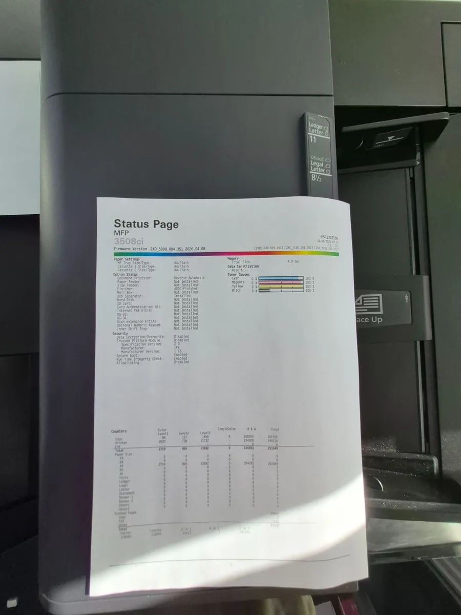 UTAX Photocopier/Printer 3508ci - Image 3
