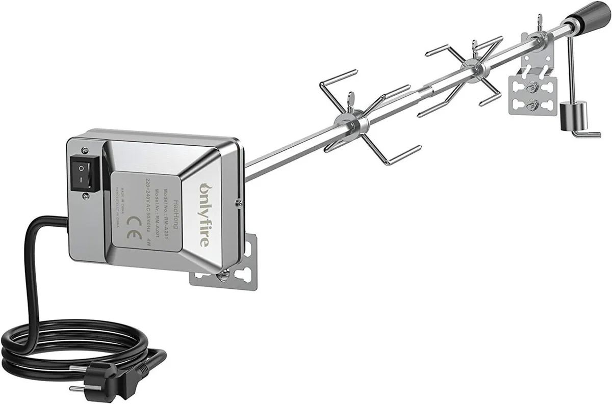 Universal Barbecue Skewer Set with Electric Motor - Image 1
