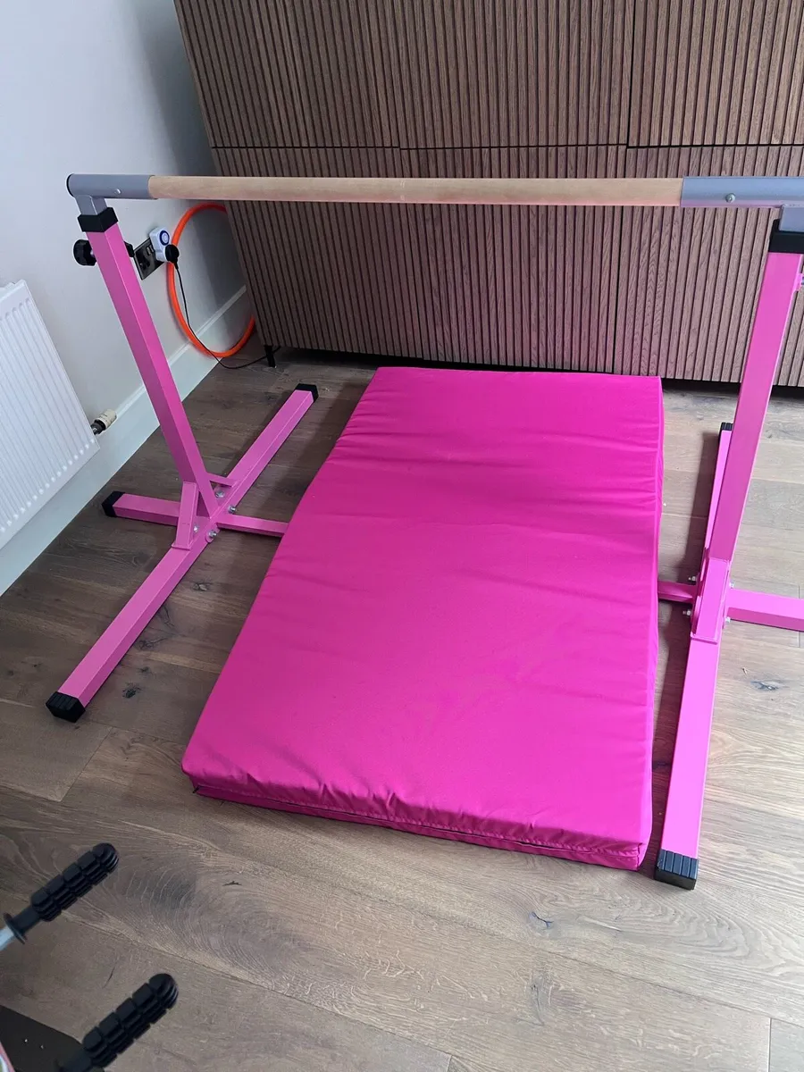Gymnastics Bar and Mat - Image 1