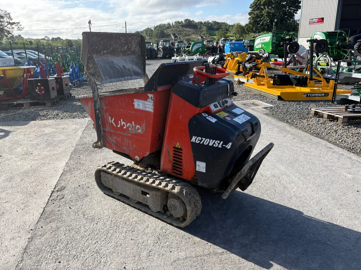 🔥 2019 Kubota KC70VSL-4 Tracked Dumper 🔥 - Image 4