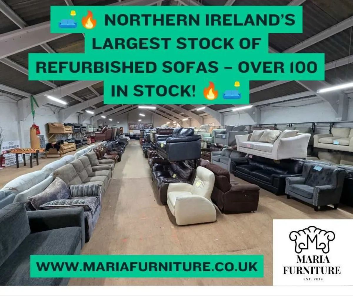 Second hand fully refurbished sofas for sale. - Image 1