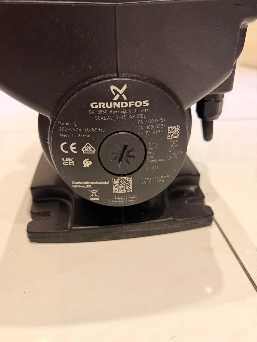 Grundfos Scala2  water booster pump - Image 3