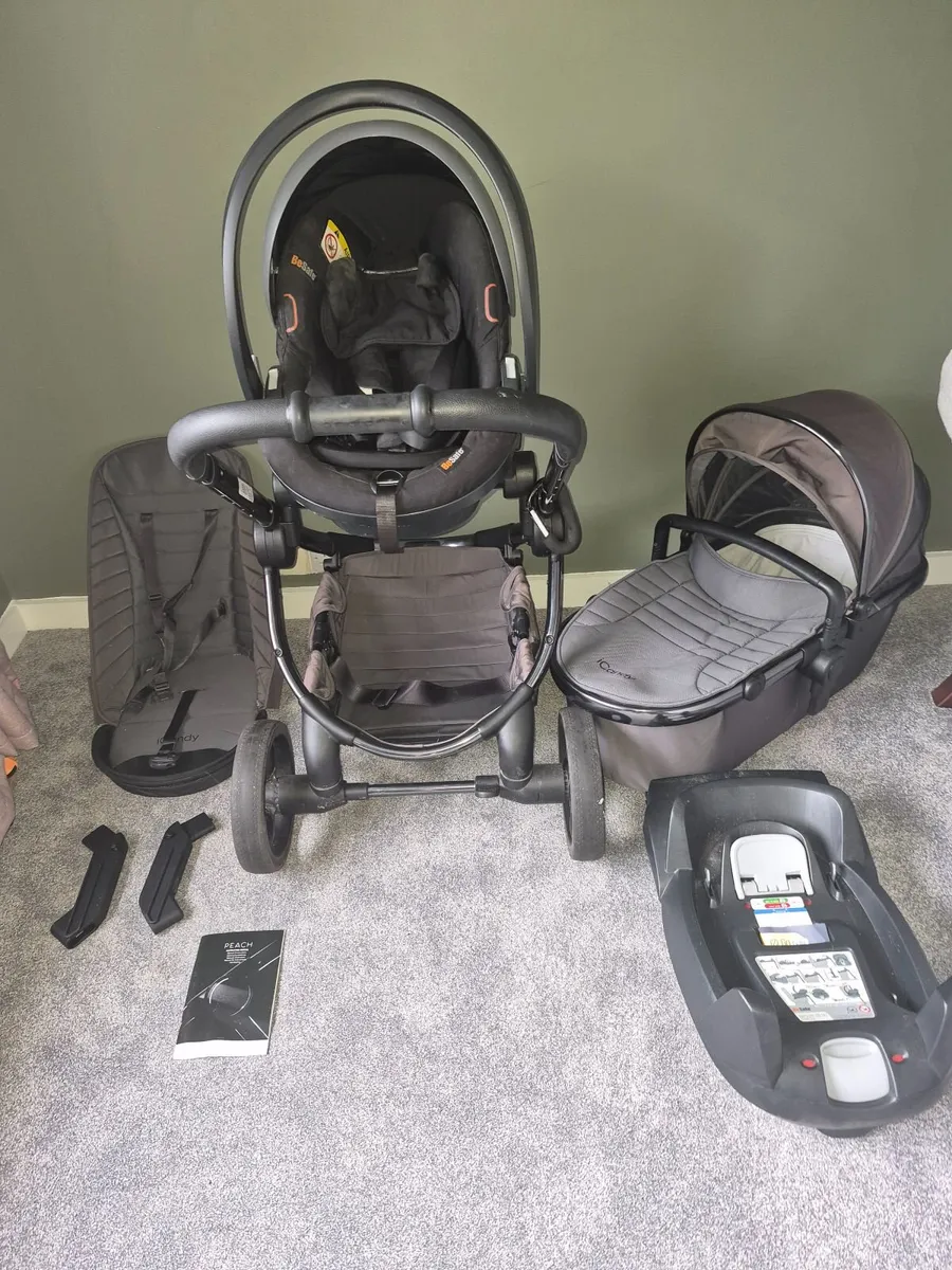 Pram  i candy peach 3 in 1 trave system - Image 1