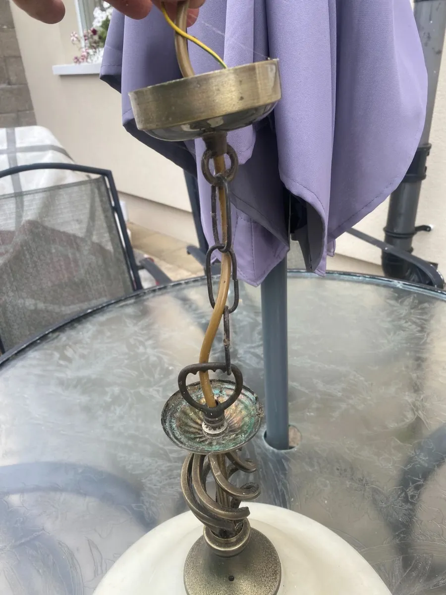 Antique Hanging Ceiling Light - Image 3