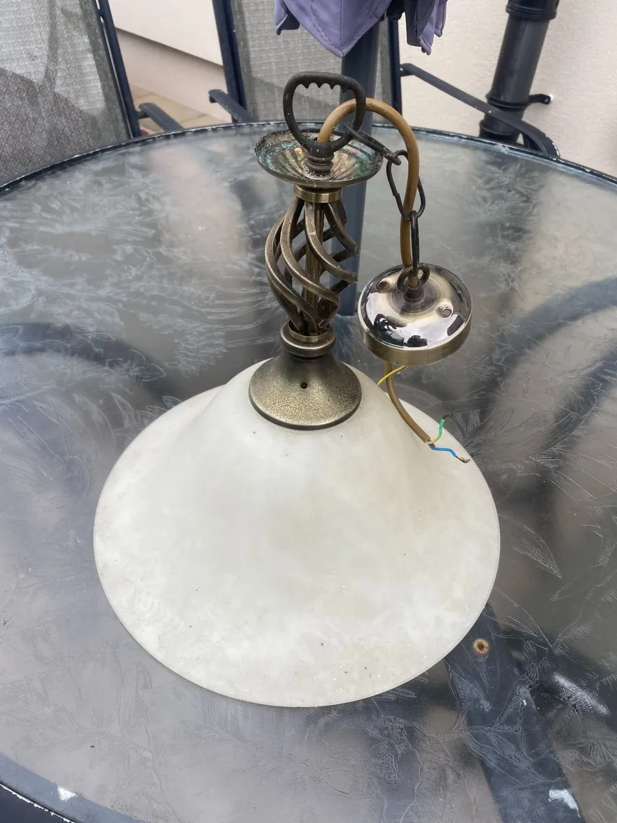 Antique Hanging Ceiling Light - Image 1
