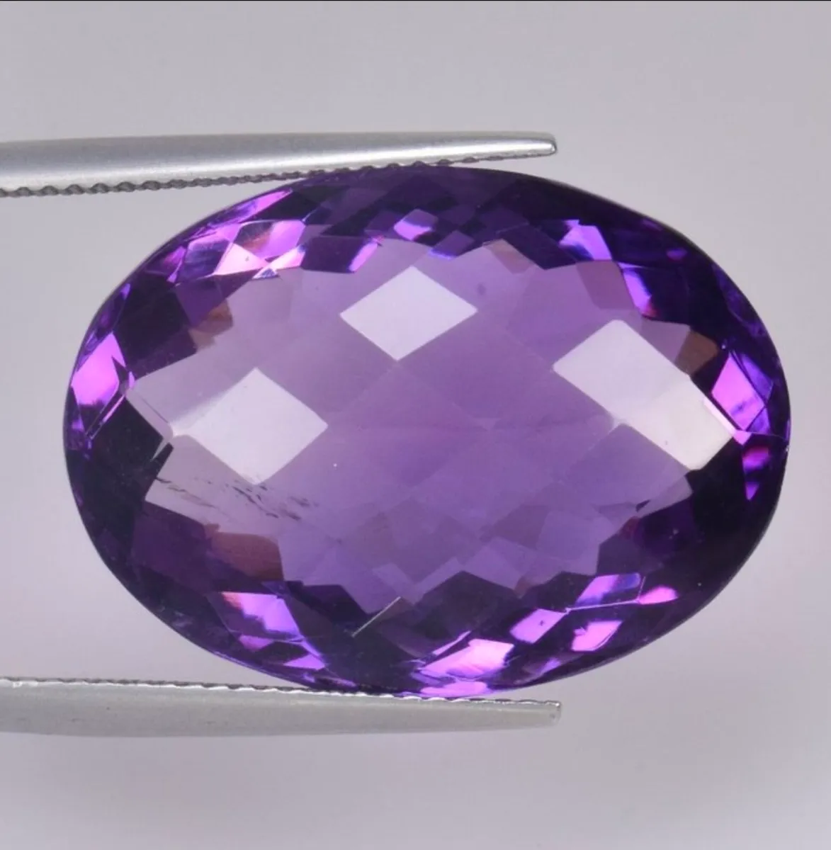 Natural Amethyst 32.07ct with ALGT Report - Image 1