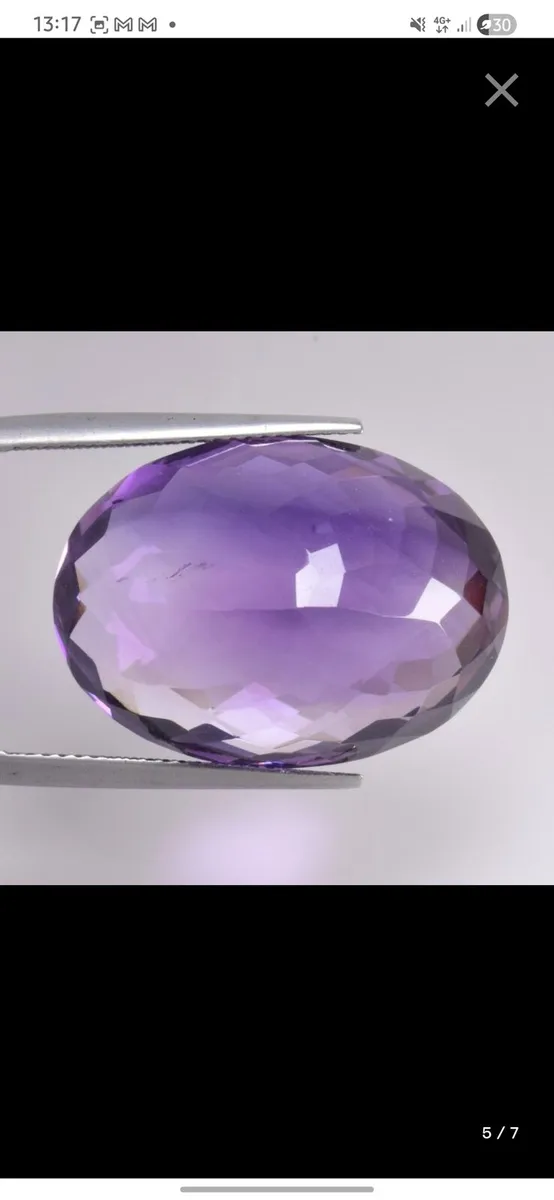 Natural Amethyst 32.07ct with ALGT Report - Image 3