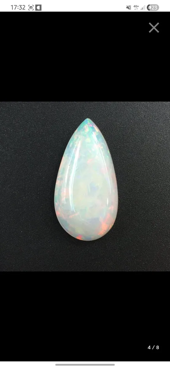 Natural White Multicolour Opal, 12.77 ct - Image 3