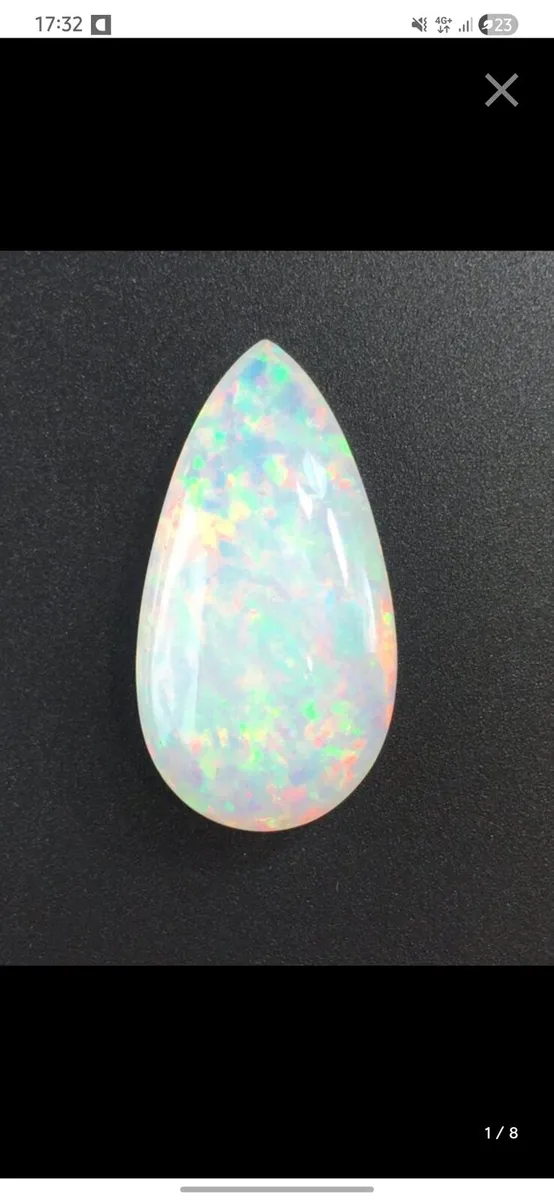 Natural White Multicolour Opal, 12.77 ct - Image 4