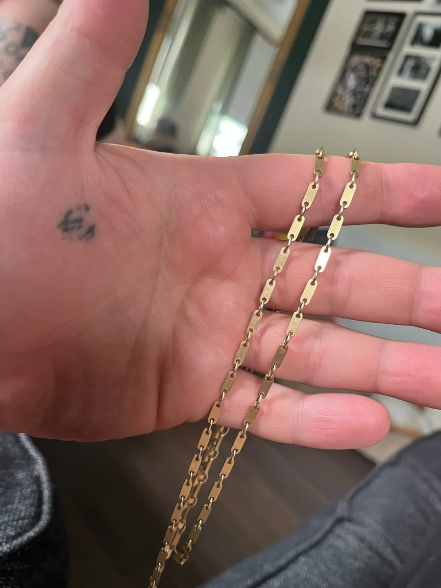 9ct gold 28” chain 20.15g - Image 3