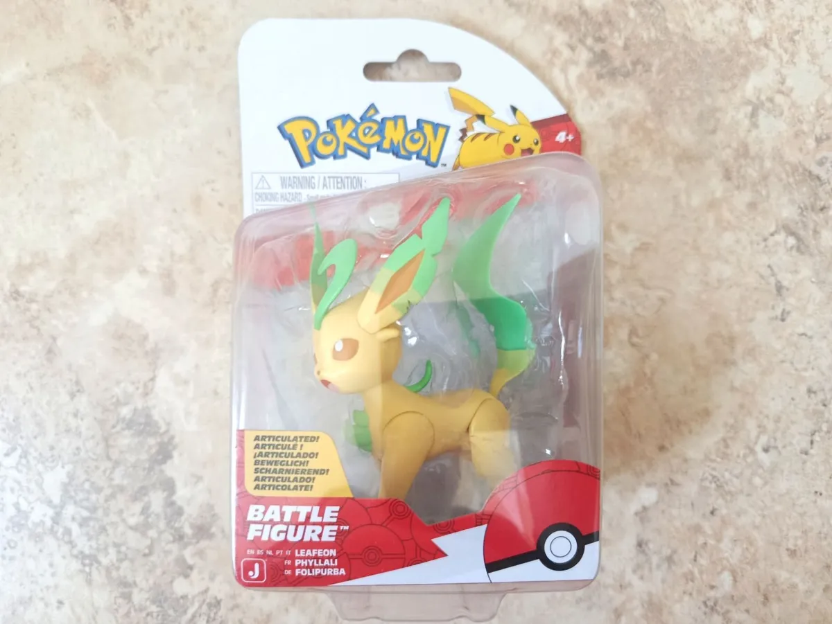 Pokemon Eevolution  Leafeon Battle Figure 8 cm - Image 1