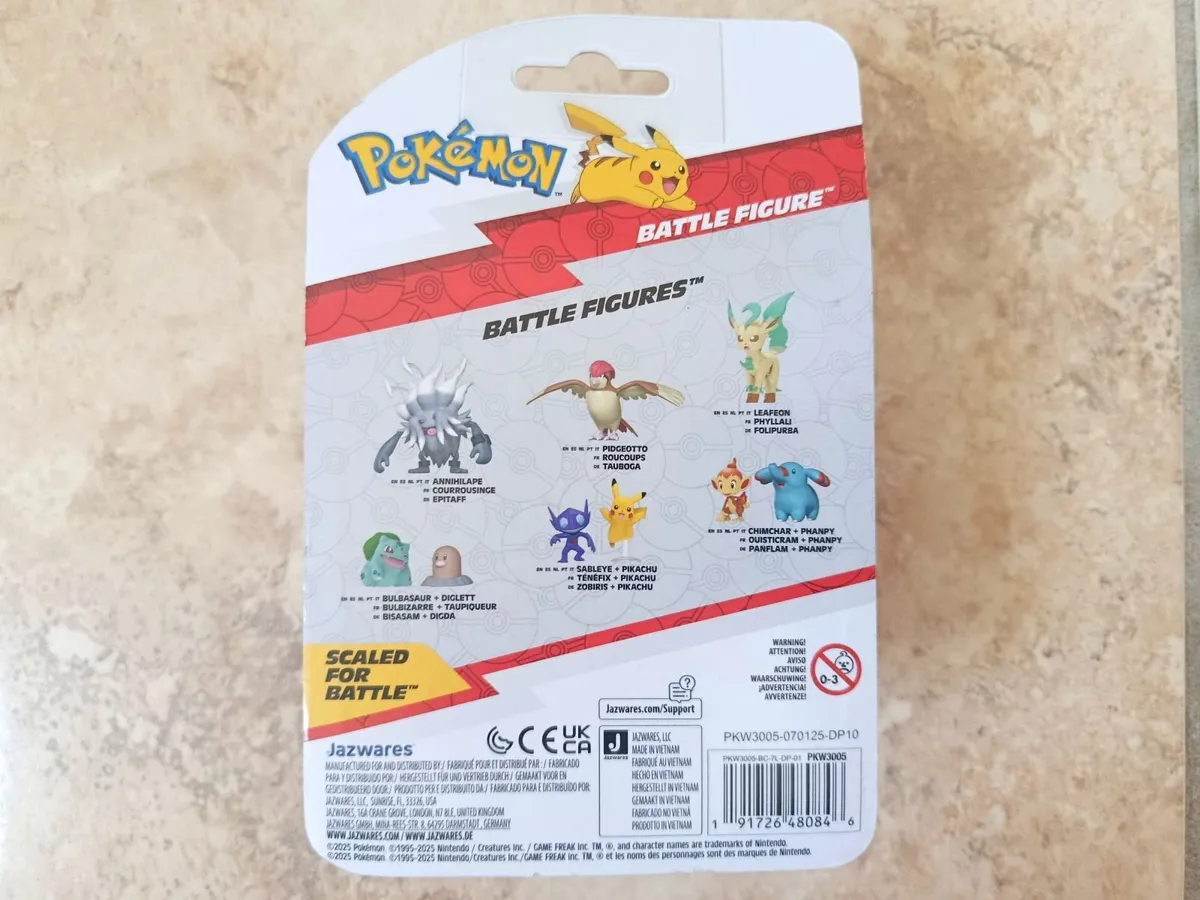 Pokemon Eevolution  Leafeon Battle Figure 8 cm - Image 2