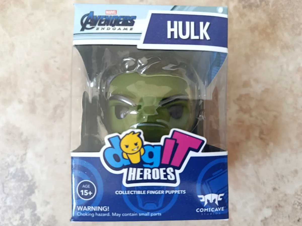 Dig-It Heroes Avengers Endgame: Hulk Finger Figure - Image 1