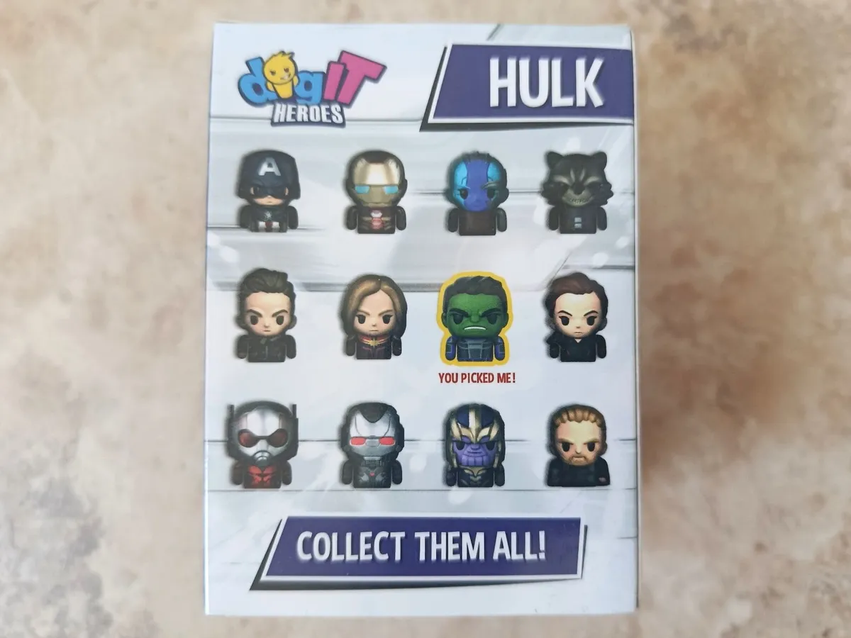 Dig-It Heroes Avengers Endgame: Hulk Finger Figure - Image 2
