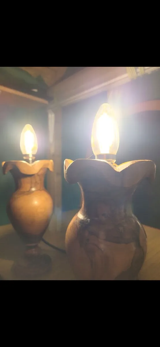 Handcarved lamps - Image 2