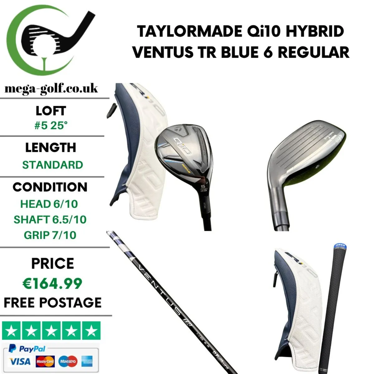 Taylormade Qi10 Hybrid / #5 25° / Regular - Image 1