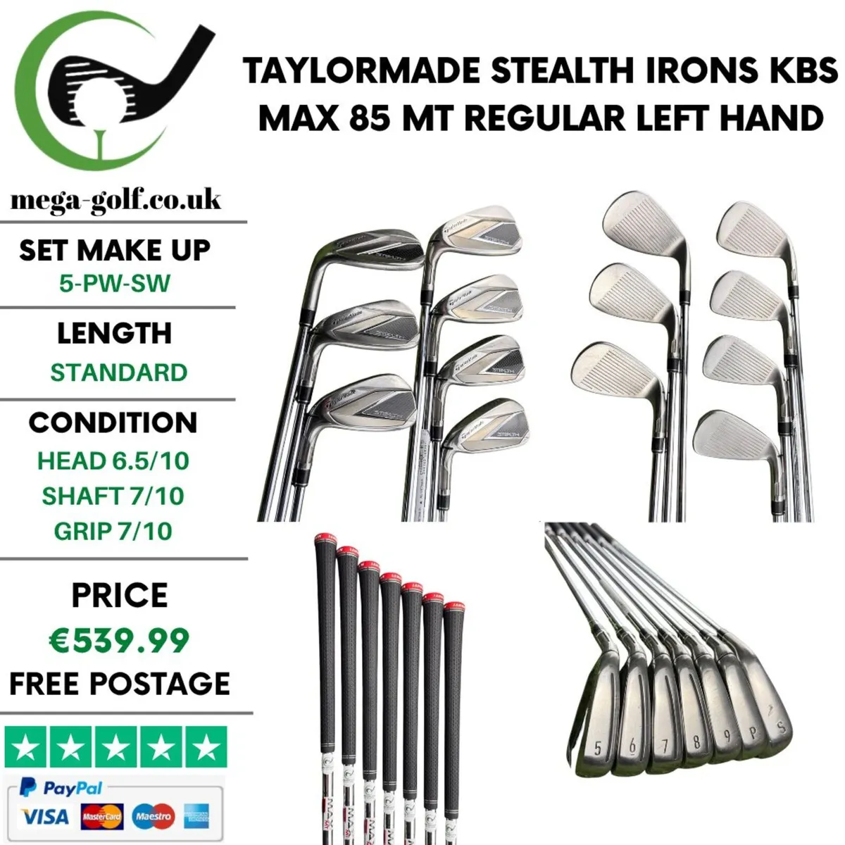 Taylormade Stealth Irons / 5-Pw-Sw / Regular - Image 1