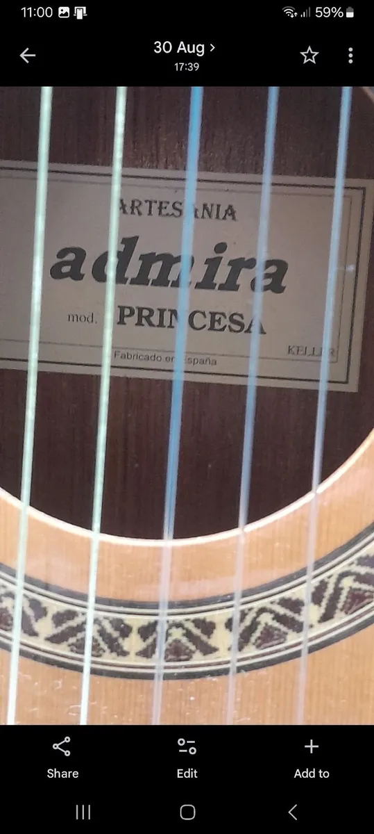 Admira Spanish Acoustic guitar - Image 4