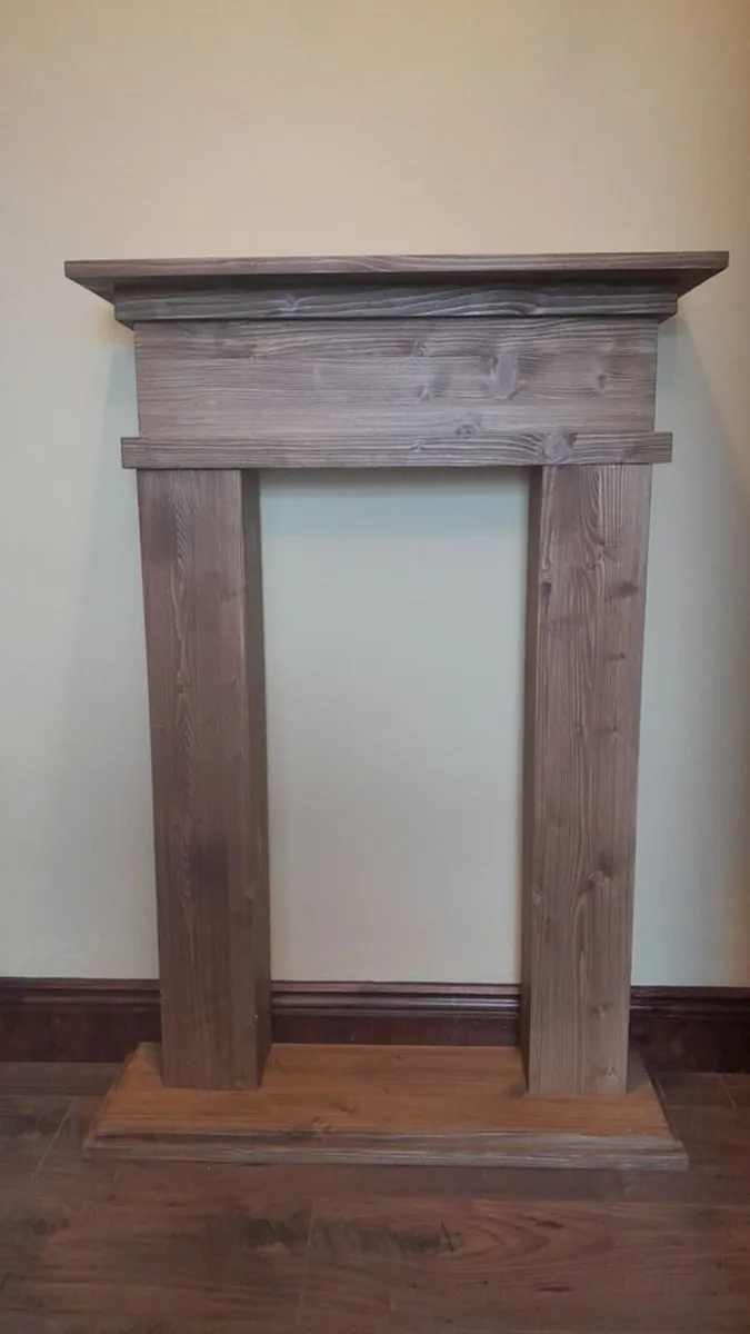 Fireplace surround brown "Brownie", NEW - Image 1
