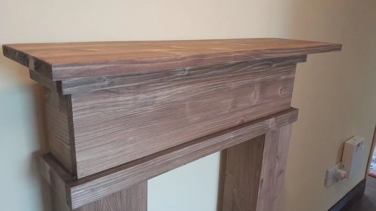 Fireplace surround brown "Brownie", NEW - Image 3