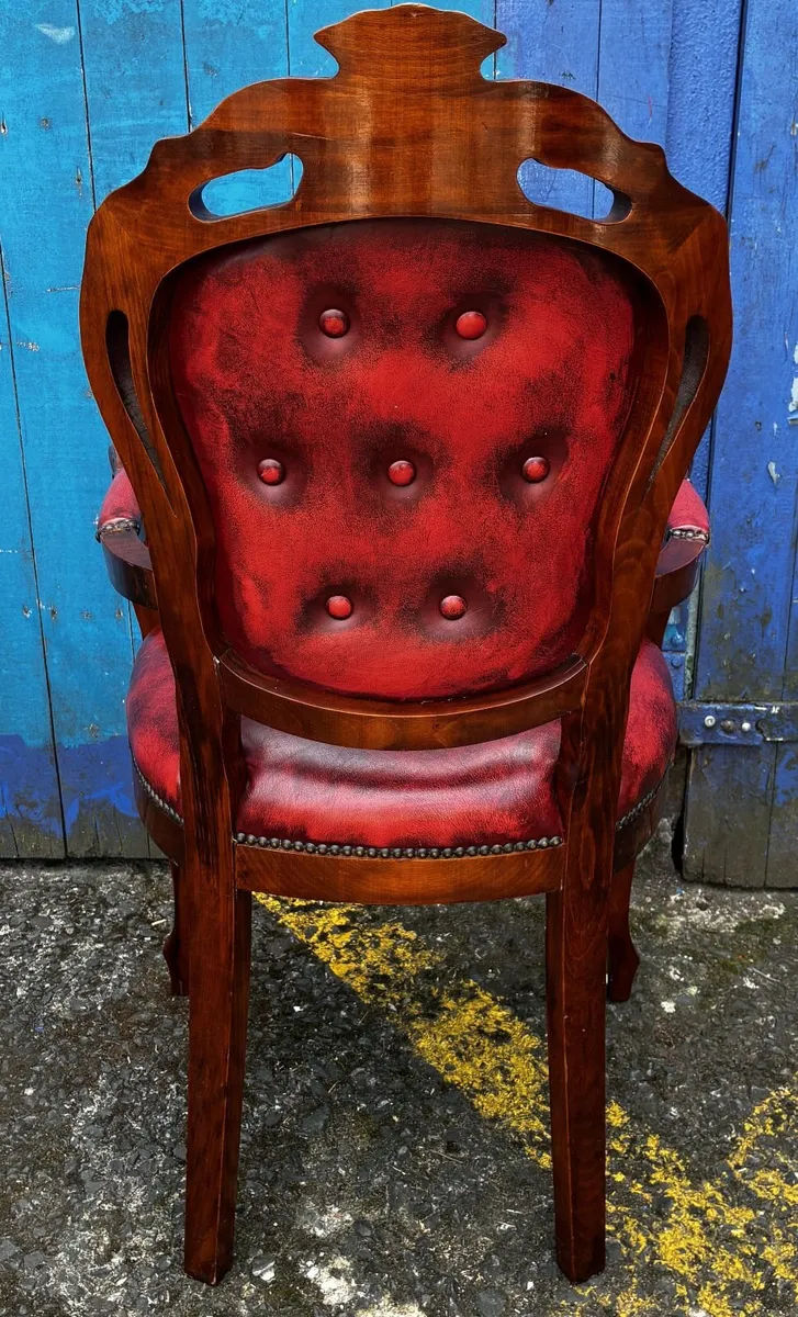 Chesterfield Style Chairs £450 for 6 - Image 3