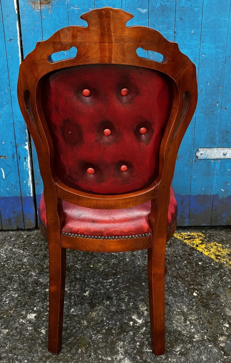Chesterfield Style Chairs £450 for 6 - Image 2