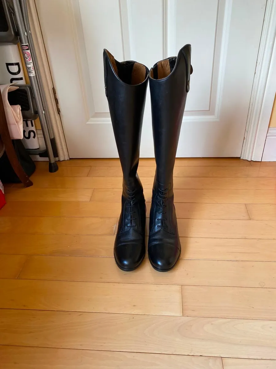 Ariat Tall Leather Riding Boots UK 5 - Image 2