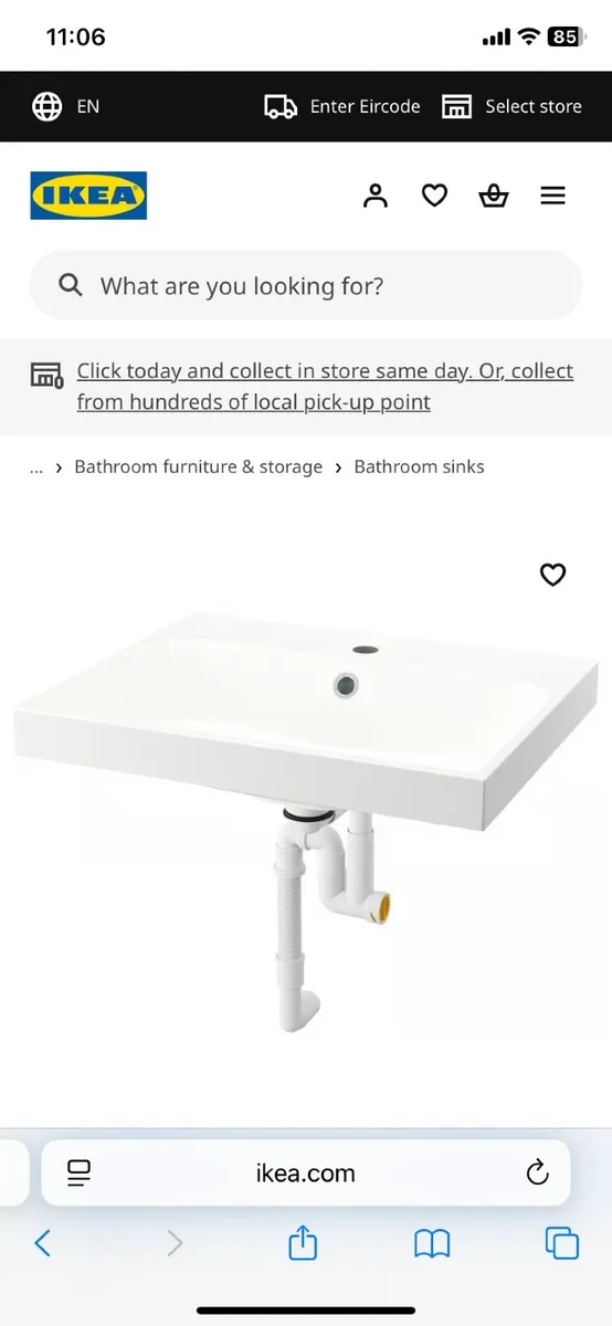 Bathroom sink and drawer unit - Image 3
