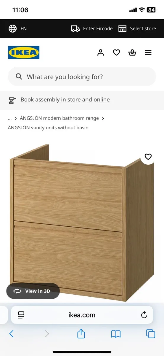 Bathroom sink and drawer unit - Image 2