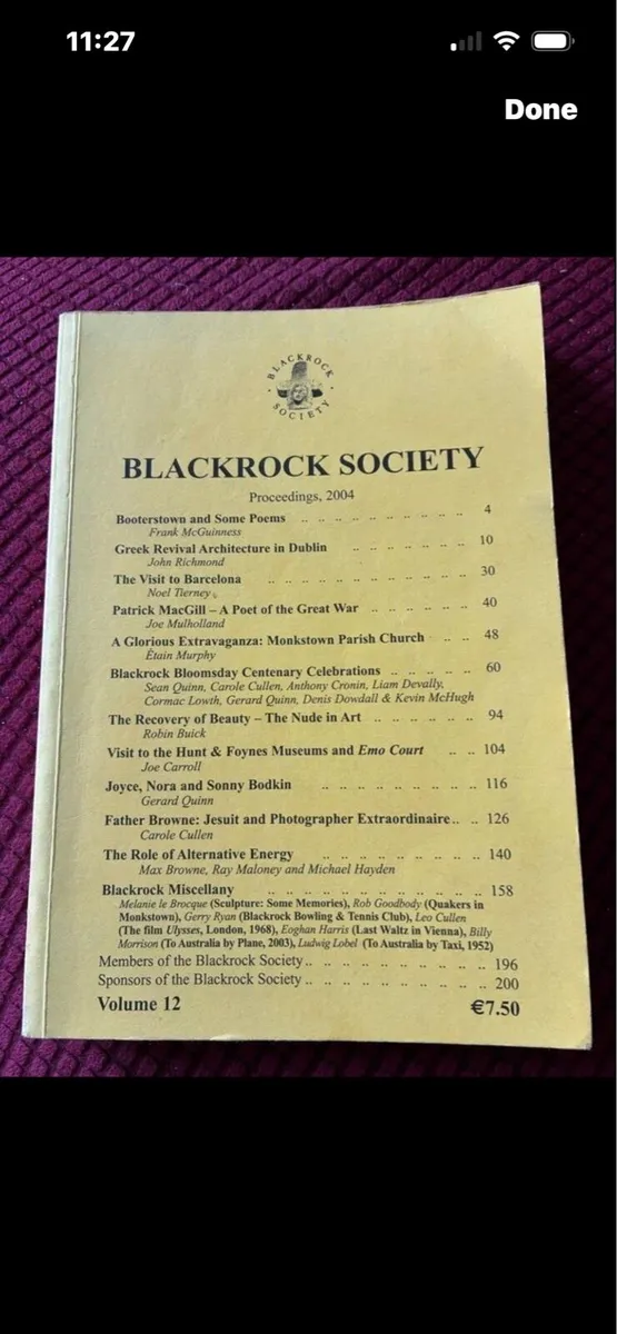 Blackrock Society 2004 - Image 1