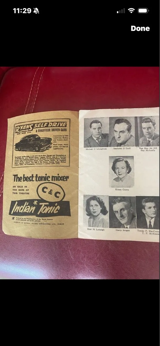 Vintage Abbey Theatre Programme - Image 2