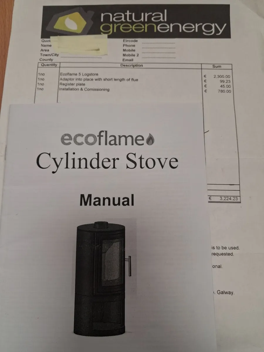 Ecoflame Wood Stove - Image 4