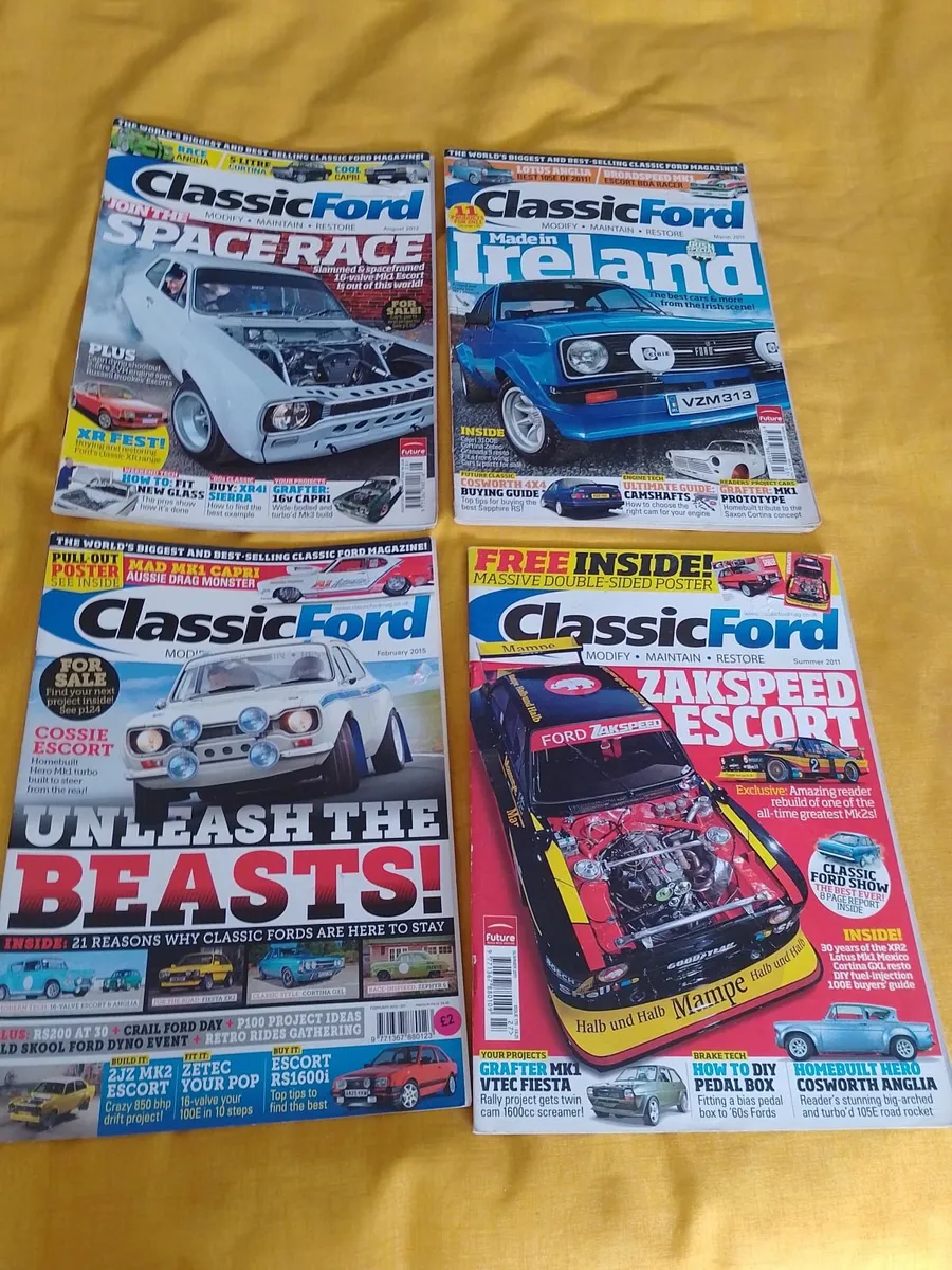 RARE IRISH SPECIAL CLASSIC FORD MAGAZINE 2011. - Image 3