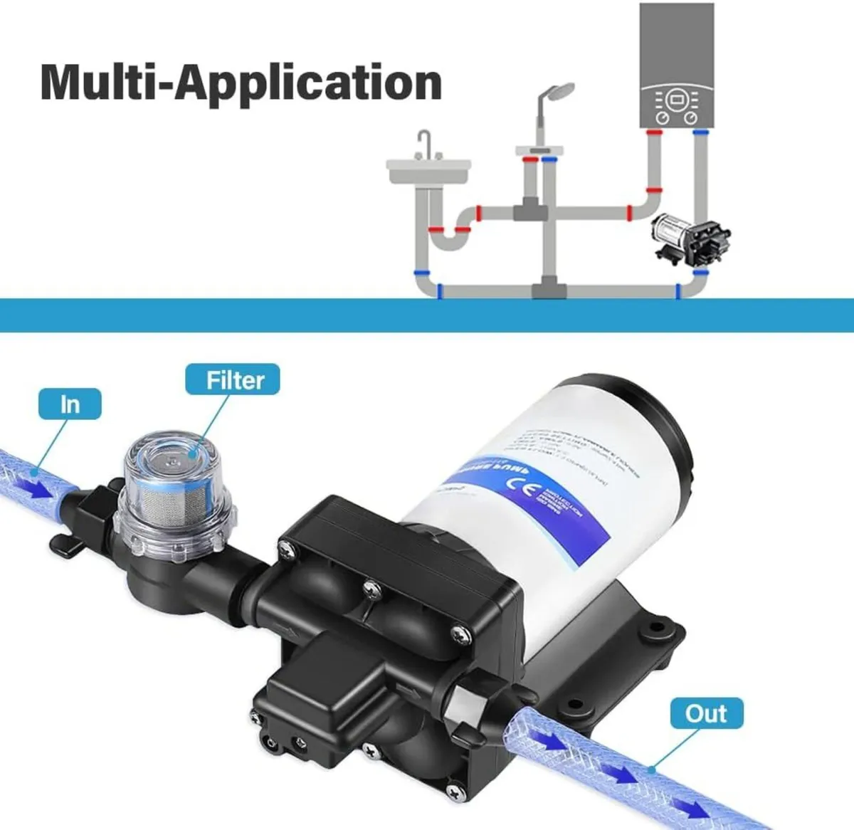 220V Electric Diaphragm Pump for Irrigation - Image 3