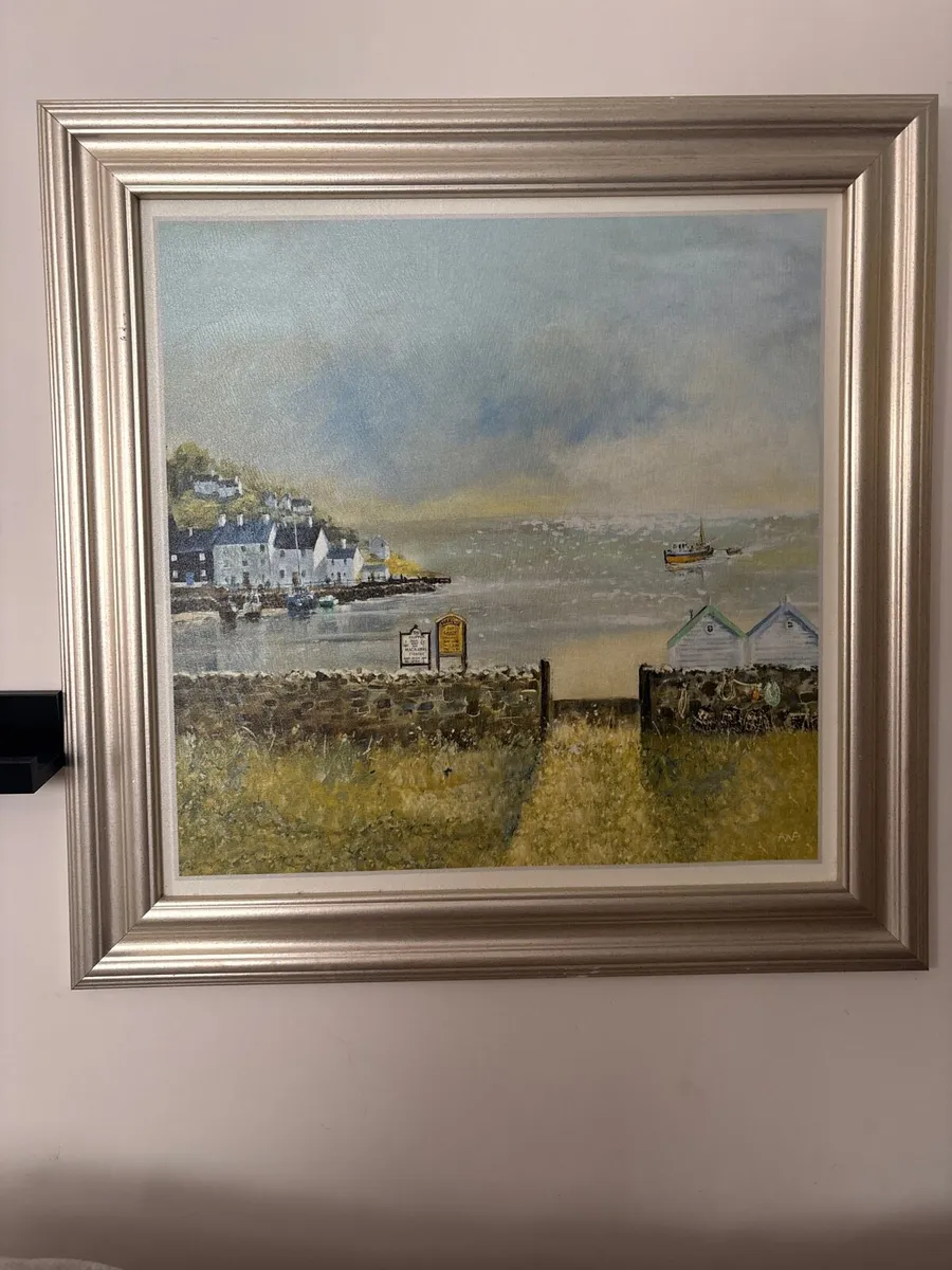 Lovely large  painting- quality piece - Image 1