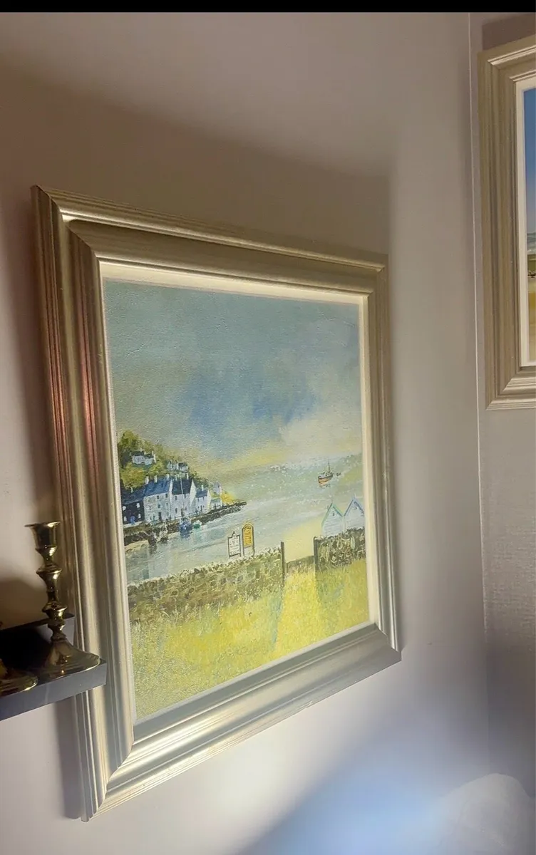 Lovely large  painting- quality piece - Image 2