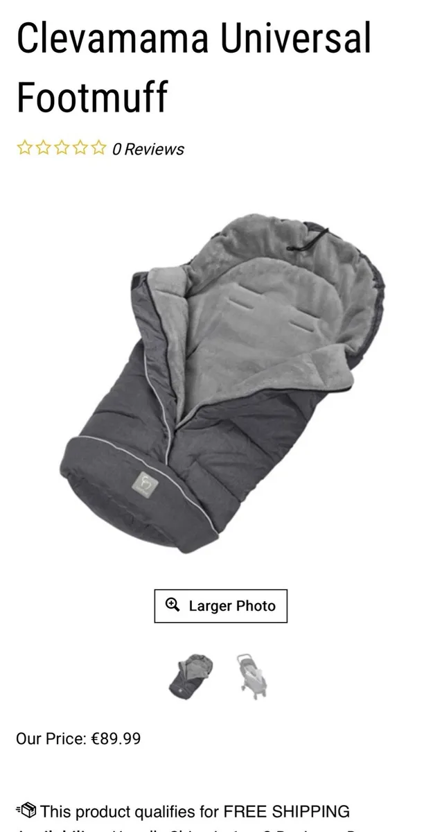 Footmuff for buggy - Image 1