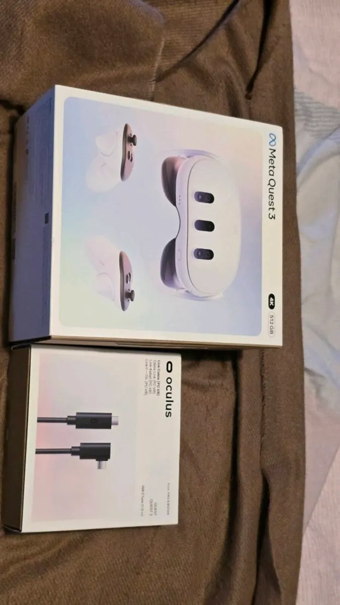 META QUEST 3 (512 GB) WITH LINK CABLE - Image 1